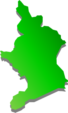 沖の島（高知県）の外観図形イラスト画像