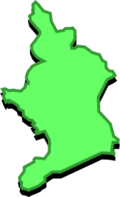 沖の島（高知県）の外観図形イラスト画像