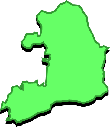 大三島（広島県）の外観図形イラスト画像