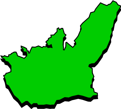 大崎上島（広島県）の外観図形イラスト画像