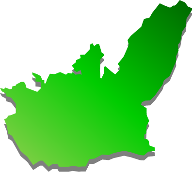 大崎上島（広島県）の外観図形イラスト画像