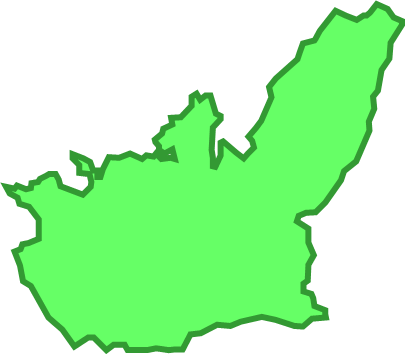 大崎上島（広島県）の外観図形イラスト画像