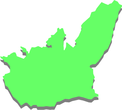 大崎上島（広島県）の外観図形イラスト画像