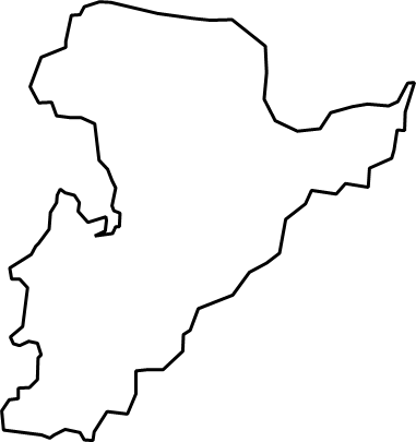 大島（愛媛県）の外観図形イラスト画像