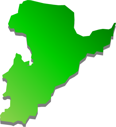 大島（愛媛県）の外観図形イラスト画像