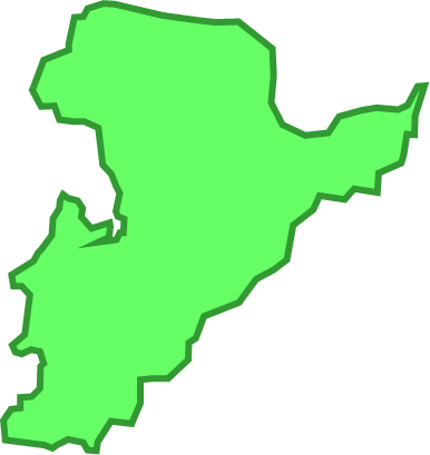 大島（愛媛県）の外観図形イラスト画像