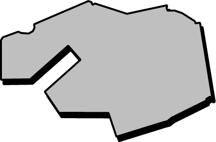 咲洲（大阪府）の外観図形イラスト画像