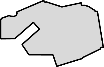 咲洲（大阪府）の外観図形イラスト画像