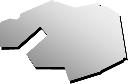 咲洲（大阪府）の外観図形イラスト画像