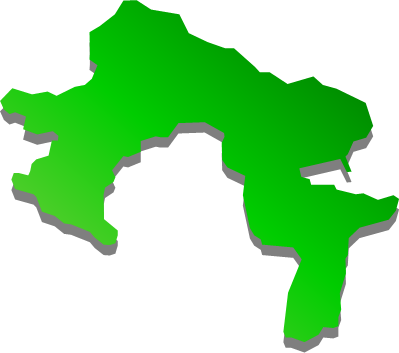 佐久島（愛知県）の外観図形イラスト画像