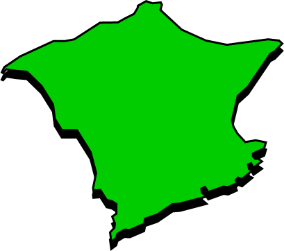 志発島(北海道)の外観図形イラスト画像