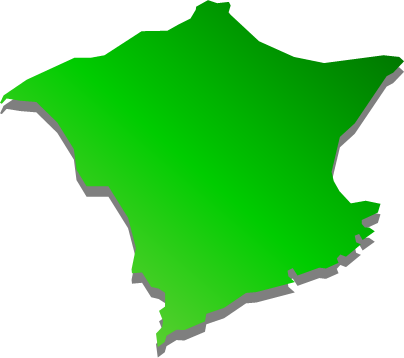 志発島(北海道)の外観図形イラスト画像