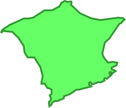 志発島(北海道)の外観図形イラスト画像