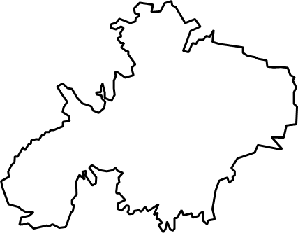 式根島（東京都）の外観図形イラスト画像