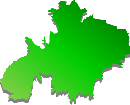 式根島（東京都）の外観図形イラスト画像