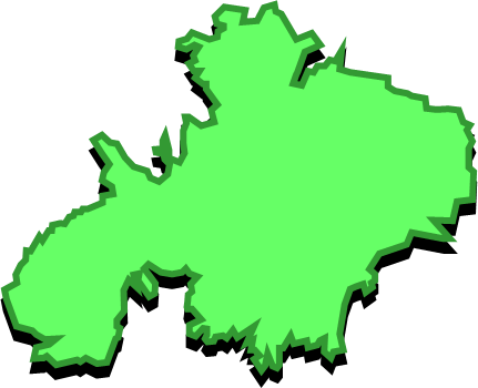 式根島（東京都）の外観図形イラスト画像