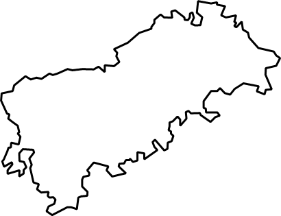 色丹島（北海道）の外観図形イラスト画像