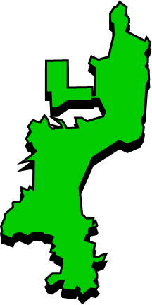 篠島（愛知県）の外観図形イラスト画像