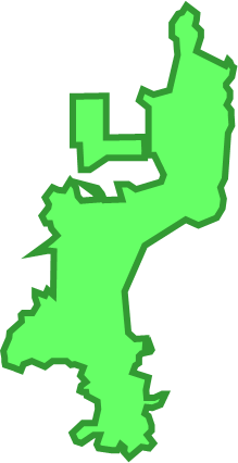 篠島（愛知県）の外観図形イラスト画像