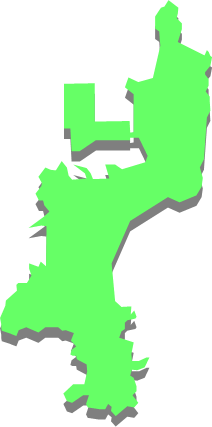 篠島（愛知県）の外観図形イラスト画像