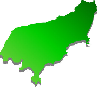 菅島（三重県）の外観図形イラスト画像