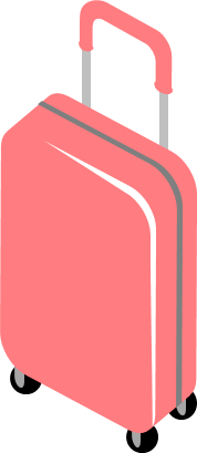 スーツケースのイラスト画像