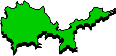 周防大島（山口県）の外観図形イラスト画像