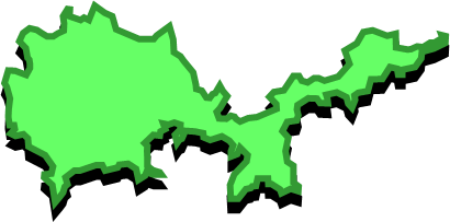 周防大島（山口県）の外観図形イラスト画像