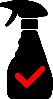 消毒済マーク画像