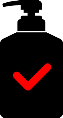 消毒済マーク画像