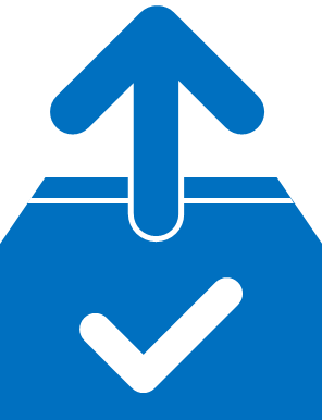 出荷済、入荷済マーク画像