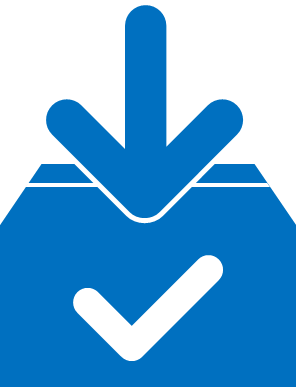 出荷済、入荷済マーク画像