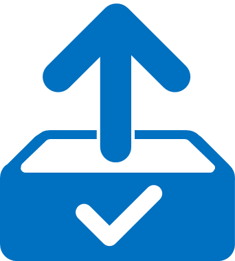 出荷済、入荷済マーク画像