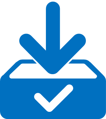 出荷済、入荷済マーク画像