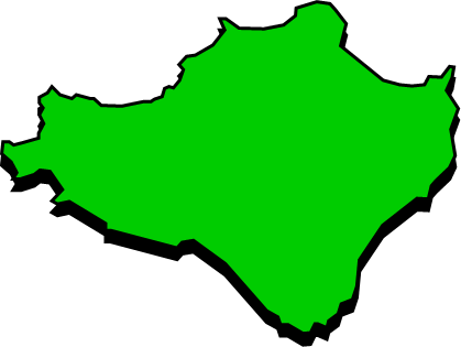 豊島（香川県）の外観図形イラスト画像