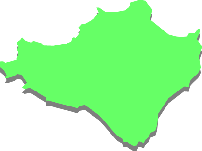 豊島（香川県）の外観図形イラスト画像