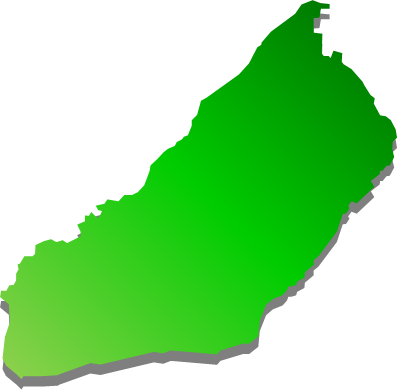 天売島(北海道)の外観図形イラスト画像