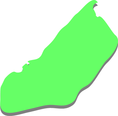 天売島(北海道)の外観図形イラスト画像