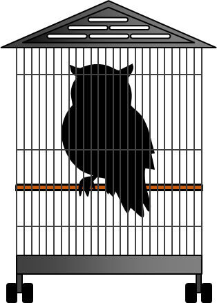 鳥かごのイラスト画像