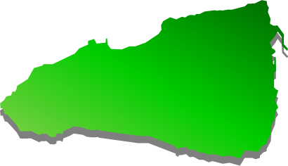 焼尻島(北海道)の外観図形イラスト画像