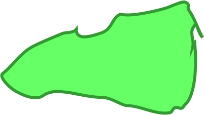 焼尻島(北海道)の外観図形イラスト画像