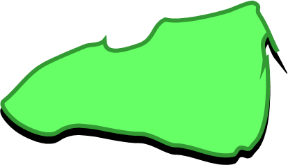 焼尻島(北海道)の外観図形イラスト画像