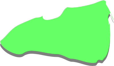 焼尻島(北海道)の外観図形イラスト画像