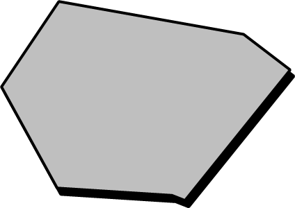 夢洲（大阪府）の外観図形イラスト画像