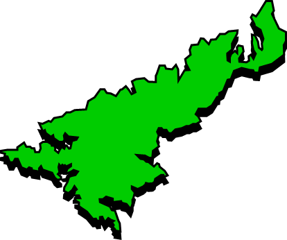 奄美大島(鹿児島県)の外観図形イラスト画像