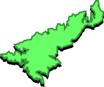奄美大島(鹿児島県)の外観図形イラスト画像