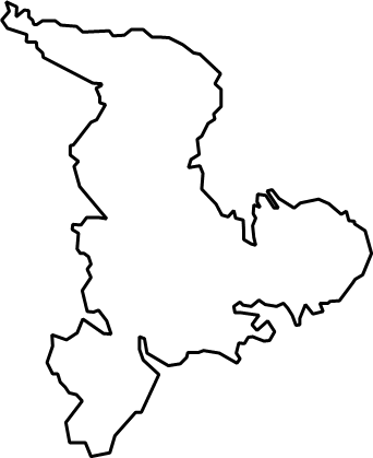 福島（長崎県）の外観図形イラスト画像