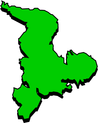 福島（長崎県）の外観図形イラスト画像