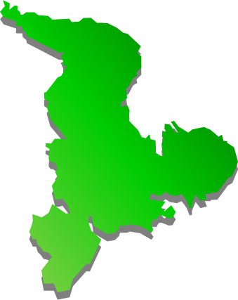 福島（長崎県）の外観図形イラスト画像