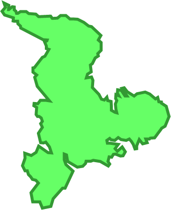 福島（長崎県）の外観図形イラスト画像